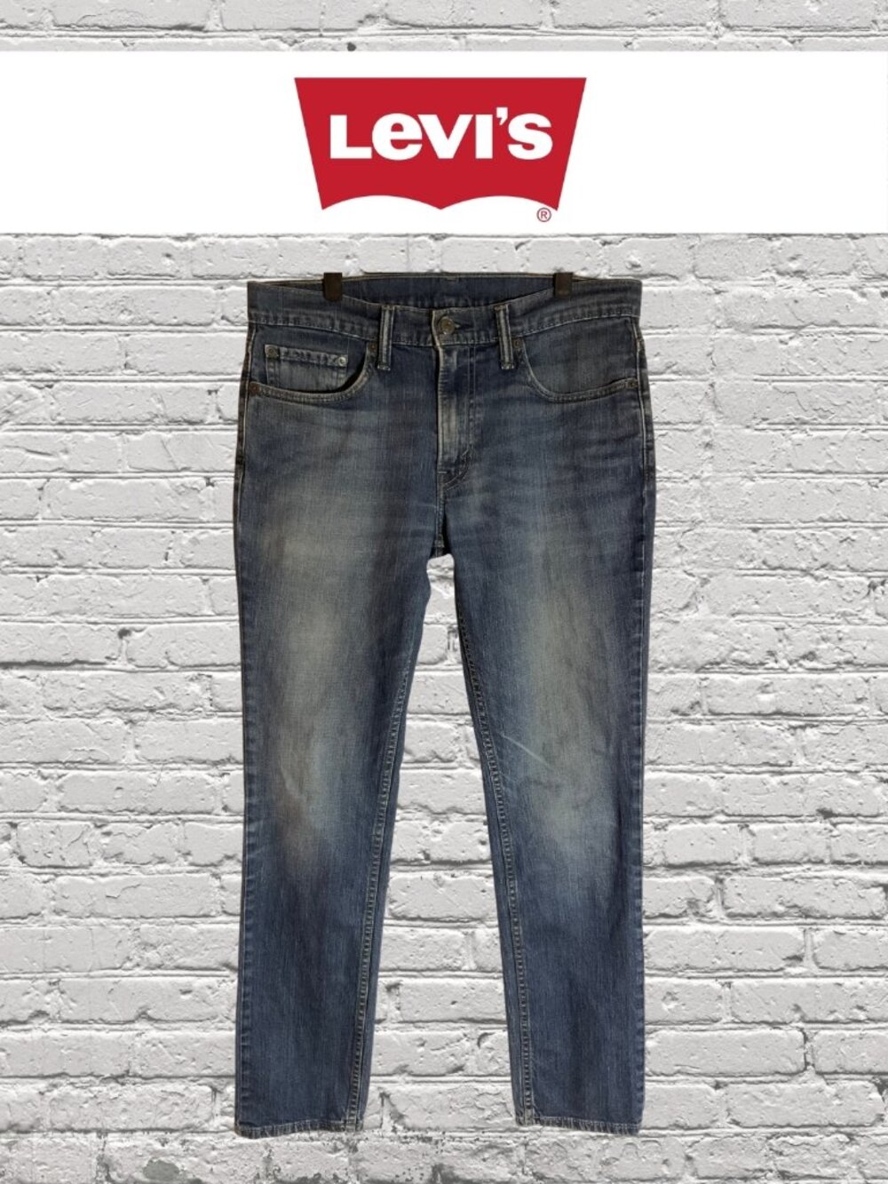 Levi's 511 Slim Fit Men's Jeans 33x32 Medium Wash Stretch Denim